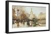 Flower Stall-Eugene Galien LaLoue-Framed Art Print