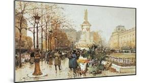 Flower Stall-Eugene Galien LaLoue-Mounted Art Print