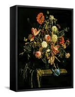 Flower Still Life, 1706-Jan van Huysum-Framed Stretched Canvas