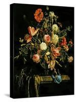 Flower Still Life, 1706-Jan van Huysum-Stretched Canvas