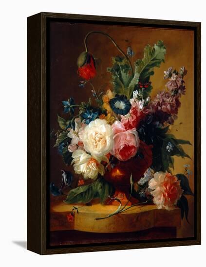 Flower Still-Life, 1740-Jan van Huysum-Framed Stretched Canvas