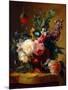 Flower Still-Life, 1740-Jan van Huysum-Mounted Giclee Print