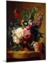 Flower Still-Life, 1740-Jan van Huysum-Mounted Giclee Print