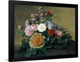 Flower Still Life, 1830-1840-Georg Friedrich Kersting-Framed Giclee Print