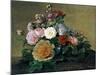 Flower Still Life, 1830-1840-Georg Friedrich Kersting-Mounted Premium Giclee Print