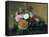 Flower Still Life, 1830-1840-Georg Friedrich Kersting-Framed Stretched Canvas