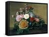 Flower Still Life, 1830-1840-Georg Friedrich Kersting-Framed Stretched Canvas