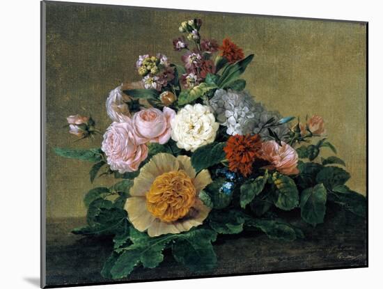 Flower Still Life, 1830-1840-Georg Friedrich Kersting-Mounted Giclee Print