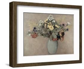 Flower Still Life No.2-Odilon Redon-Framed Giclee Print