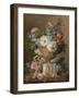 Flower Still Life With An Alabaster Vase-Gerard van Spaendonck-Framed Giclee Print