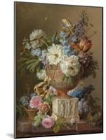 Flower Still Life With An Alabaster Vase-Gerard van Spaendonck-Mounted Giclee Print