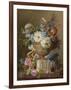 Flower Still Life With An Alabaster Vase-Gerard van Spaendonck-Framed Giclee Print