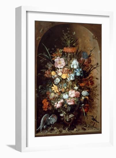 Flower Still Life with Crown Imperial, 1624-Roelant Savery-Framed Giclee Print