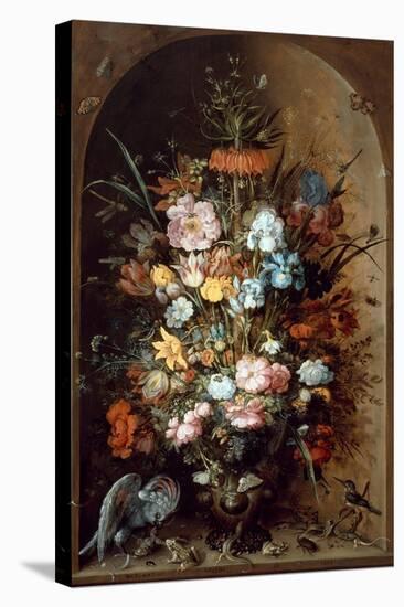 Flower Still Life with Crown Imperial, 1624-Roelant Savery-Stretched Canvas