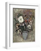 Flower Still Life-Odilon Redon-Framed Giclee Print