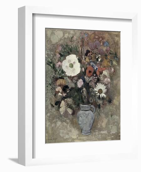 Flower Still Life-Odilon Redon-Framed Giclee Print