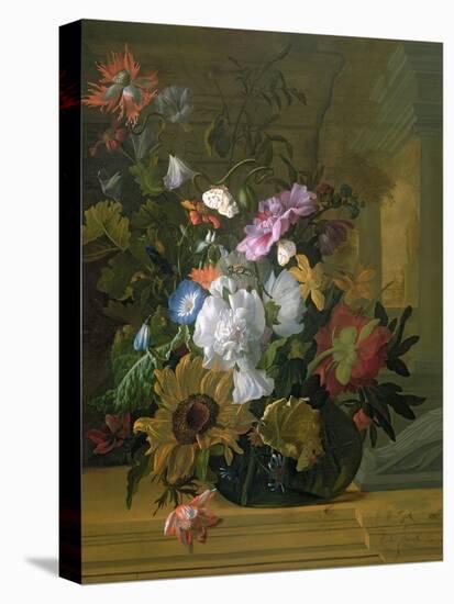 Flower Still Life-Rachel Ruysch-Stretched Canvas