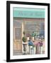 Flower Store Errand-Marco Fabiano-Framed Art Print