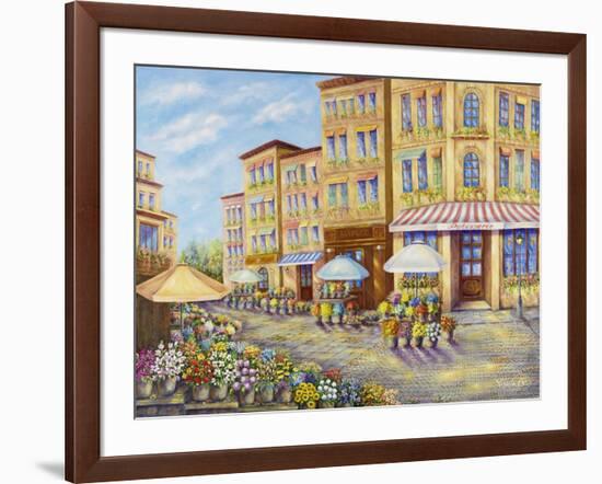 Flower Street-Vessela G.-Framed Giclee Print