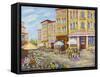 Flower Street-Vessela G.-Framed Stretched Canvas