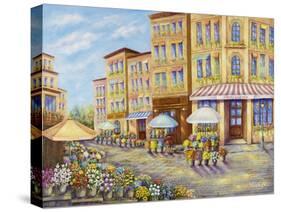 Flower Street-Vessela G.-Stretched Canvas