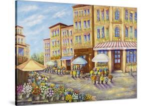 Flower Street-Vessela G.-Stretched Canvas