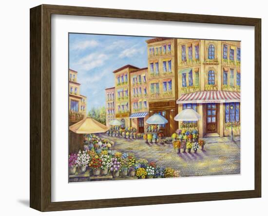 Flower Street-Vessela G.-Framed Giclee Print