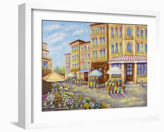 Flower Street-Vessela G.-Framed Giclee Print