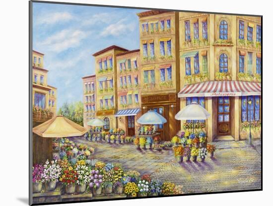 Flower Street-Vessela G.-Mounted Giclee Print