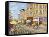 Flower Street-Vessela G.-Framed Stretched Canvas