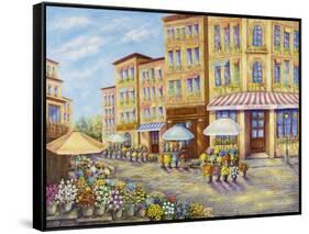 Flower Street-Vessela G.-Framed Stretched Canvas