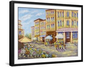 Flower Street-Vessela G.-Framed Giclee Print