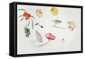 Flower Study-Odilon Redon-Framed Stretched Canvas