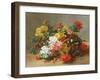 Flower Study-Eugene Henri Cauchois-Framed Giclee Print