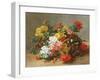 Flower Study-Eugene Henri Cauchois-Framed Giclee Print