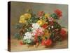 Flower Study-Eugene Henri Cauchois-Stretched Canvas