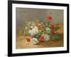 Flower Study-Eugene Henri Cauchois-Framed Giclee Print