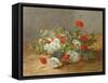Flower Study-Eugene Henri Cauchois-Framed Stretched Canvas