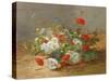 Flower Study-Eugene Henri Cauchois-Stretched Canvas