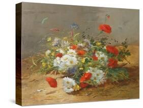 Flower Study-Eugene Henri Cauchois-Stretched Canvas