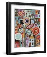 Flower Town 1-Karla Gerard-Framed Giclee Print