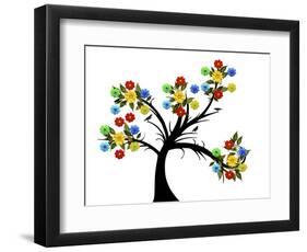 Flower Tree-Ata Alishahi-Framed Giclee Print