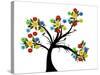 Flower Tree-Ata Alishahi-Stretched Canvas