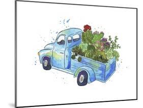Flower Truck I-Catherine McGuire-Mounted Art Print