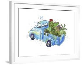 Flower Truck I-Catherine McGuire-Framed Art Print