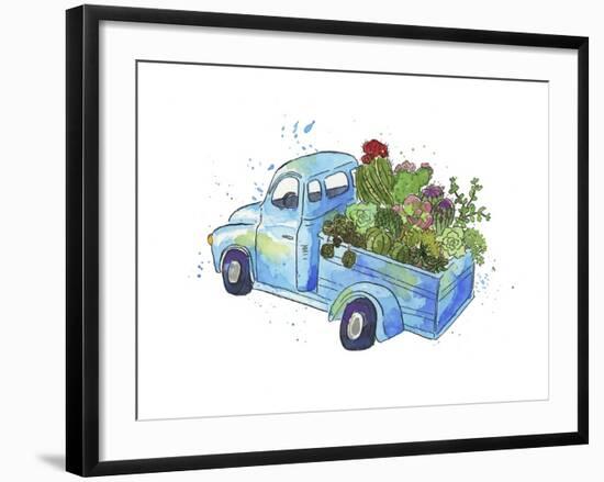 Flower Truck I-Catherine McGuire-Framed Art Print