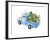 Flower Truck I-Catherine McGuire-Framed Art Print