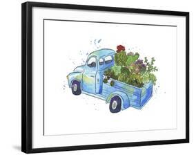 Flower Truck I-Catherine McGuire-Framed Art Print