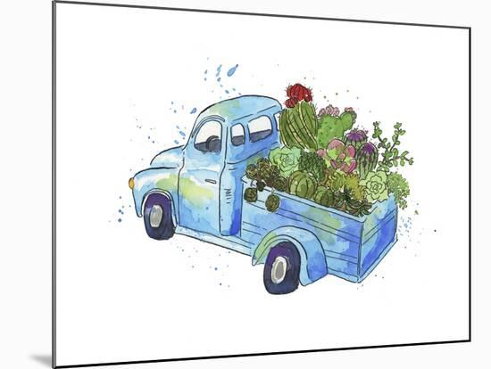 Flower Truck I-Catherine McGuire-Mounted Art Print