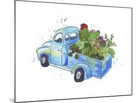 Flower Truck I-Catherine McGuire-Mounted Art Print